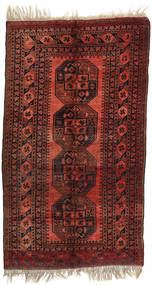  Afghan Khal Mohammadi Χαλι 117X210 Μαλλινο Καφέ/Κόκκινα Μικρό Carpetvista