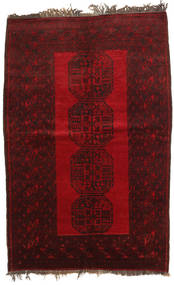 134X203 Afghan Khal Mohammadi Rug Oriental Dark Red (Wool, Afghanistan) Carpetvista