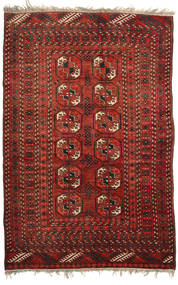 128X193 Alfombra Oriental Afghan Khal Mohammadi Rojo/Marrón (Lana, Afganistán) Carpetvista