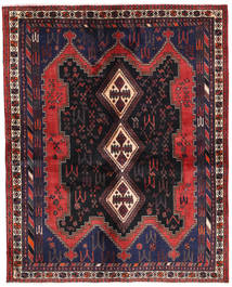  163X204 Medaillon Afshar Teppich Wolle, Carpetvista