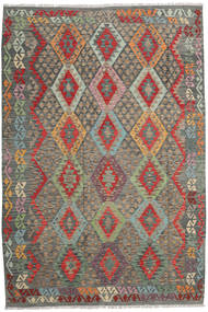  202X300 Kilim Afghan Old Style Rug Wool, Carpetvista