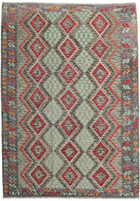  211X297 Κιλίμ Afghan Old Style Χαλι Μαλλί, Carpetvista