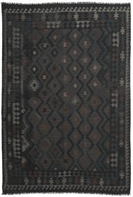  Kilim Afegão Old Style Tapete 206X298 Lã Carpetvista