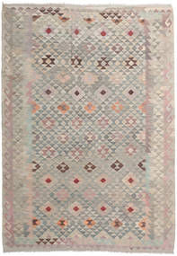  Kilim Afegão Old Style Tapete 205X290 Lã Carpetvista