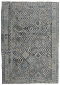  Kelim Afghan Old Stil 206X287 Wollteppich Carpetvista