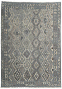 Kilim Afegão Old Style Tapete 205X289 Lã Carpetvista