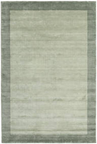 Handloom Frame 300X400 大 グレー/グリーン 単色 ウール 絨毯