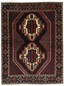 155X206 Tappeto Afshar Shahre Babak Orientale Rosso Scuro/Arancione (Lana, Persia/Iran) Carpetvista