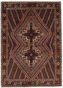 絨毯 オリエンタル アフシャル Shahre Babak 142X196 ダークレッド/レッド (ウール, ペルシャ/イラン)