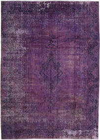  Persian Vintage Heritage Rug 283X402 Dark Purple/Purple Carpetvista