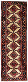 絨毯 オリエンタル ハマダン 93X292 廊下 カーペット ダークレッド/レッド (ウール, ペルシャ/イラン)
