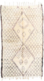 187X310 Alfombra Berber Moroccan - Beni Ourain Moderna Beige/Gris Claro (Lana, Marruecos) Carpetvista