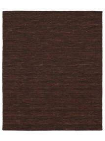  Wool Rug 250X300 Kelim Loom Dark Brown Large
