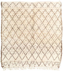 絨毯 Berber Moroccan - Beni Ourain 207X215 正方形 (ウール, モロッコ)