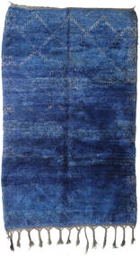 182X294 Tapete Berber Moroccan - Mid Atlas Moderno Azul Escuro/Azul (Lã, Marrocos) Carpetvista