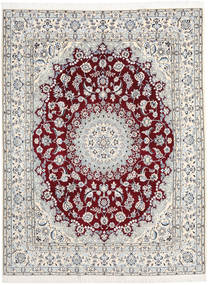 197X256 Nain Fine 9La Teppich Orientalischer Beige/Grau ( Persien/Iran) Carpetvista