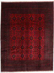 Tappeto Orientale Afghan Khal Mohammadi 254X344 Rosso Scuro/Rosso Grandi (Lana, Afghanistan)
