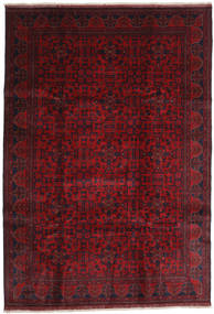 Tappeto Orientale Afghan Khal Mohammadi 203X292 Rosso Scuro (Lana, Afghanistan)