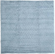 Tapete Soho Soft 250X250 Quadrado Azul Claro/Azul Grande (Lã, Índia)