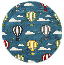  Ø 150 Tapis Enfant Petit Balloons - Turquoise