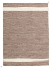  Wool Rug 140X200 Ernst Light Brown/Off White Small