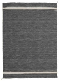 Ernst 170X240 Dark Grey/Beige Plain (Single Colored) Wool Rug