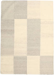 143X202 Tappeto Kilim Moderni Moderno Beige/Arancione (Lana, India) Carpetvista