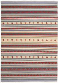  189X265 Kelim Modern Teppich Wolle, Carpetvista