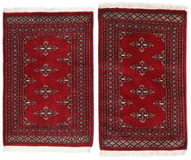  62X92 Medaillon Klein Pakistan Buchara 2Ply Teppich Wolle, Carpetvista