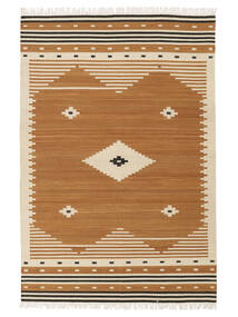 Tribal 160X230 マスタード 円形 ウール 絨毯