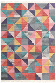  160X230 Abstrakt Caleido Teppich - Mehrfarbig Wolle