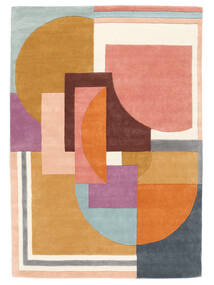 200X300 Geometrisch Arty Teppich - Mehrfarbig Wolle