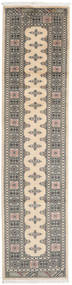 76X309 絨毯 オリエンタル パキスタン ブハラ 2Ply 廊下 カーペット グレー/ベージュ (ウール, パキスタン) Carpetvista