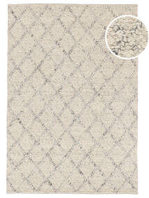  ウール 絨毯 160X230 Rut シルバーグレー/薄い灰色 