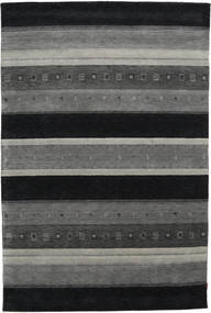  204X305 Gabbeh Indisch Teppich Dunkelgrau/Grau Indien Carpetvista
