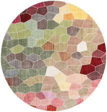 Play Of Colours Ø 200 Multicolor Round Rug