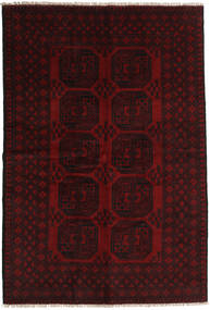 絨毯 オリエンタル アフガン Fine 162X239 ダークレッド (ウール, アフガニスタン)