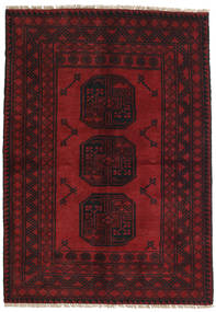 Afghan Fine Rug 98X142 Dark Red Wool, Afghanistan Carpetvista