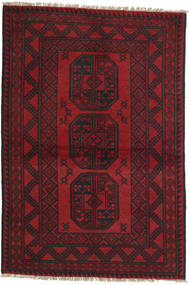  Oriental Afghan Fine Rug 97X144 Dark Red/Red Wool, Afghanistan Carpetvista