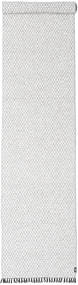 Comfort Washable 70X350 Small Grey Plain (Single Colored) Runner Rug