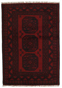  Afghan Fine Rug 94X141 Dark Red Carpetvista