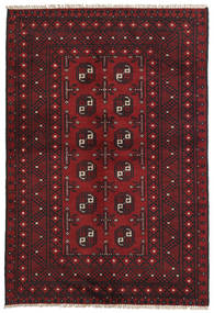  95X142 Medallion Small Afghan Fine Rug Wool, Carpetvista