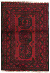  96X142 Medallion Small Afghan Fine Rug Wool, Carpetvista