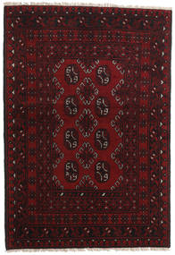 Afghan Fine Teppe 97X142 Mørk Rød Ull, Afghanistan Carpetvista