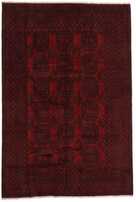 199X292 Afghan Fine Teppich Orientalischer Dunkelrot (Wolle, Afghanistan) Carpetvista