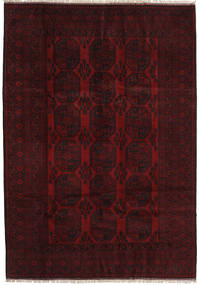  200X284 Medallion Afghan Fine Rug Wool, Carpetvista