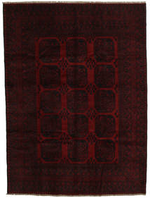 Tappeto Orientale Afghan Fine 203X278 Rosso Scuro (Lana, Afghanistan)