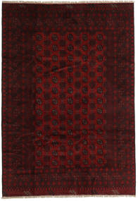 198X285 Alfombra Afghan Fine Oriental Rojo Oscuro (Lana, Afganistán) Carpetvista