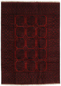 Afghan Fine Teppich 199X279 Dunkelrot Wolle, Afghanistan Carpetvista
