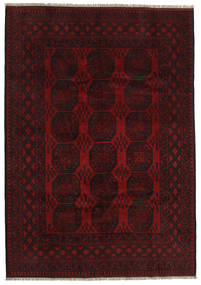 200X285 Tapis Afghan Fine D'orient Rouge Foncé (Laine, Afghanistan) Carpetvista